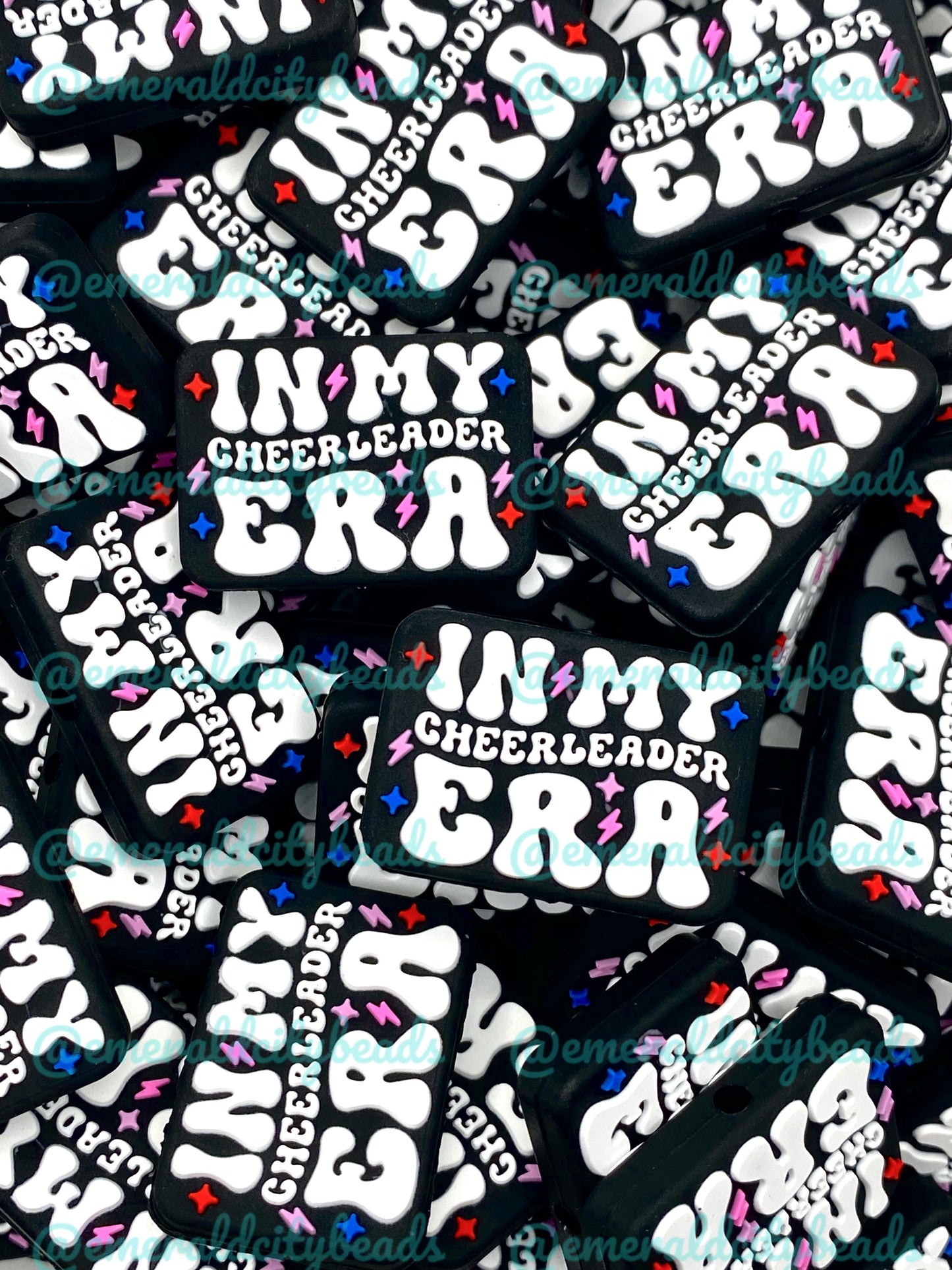 In My Cheerleader Era Focal Beads - ECBS EXCLUSIVE