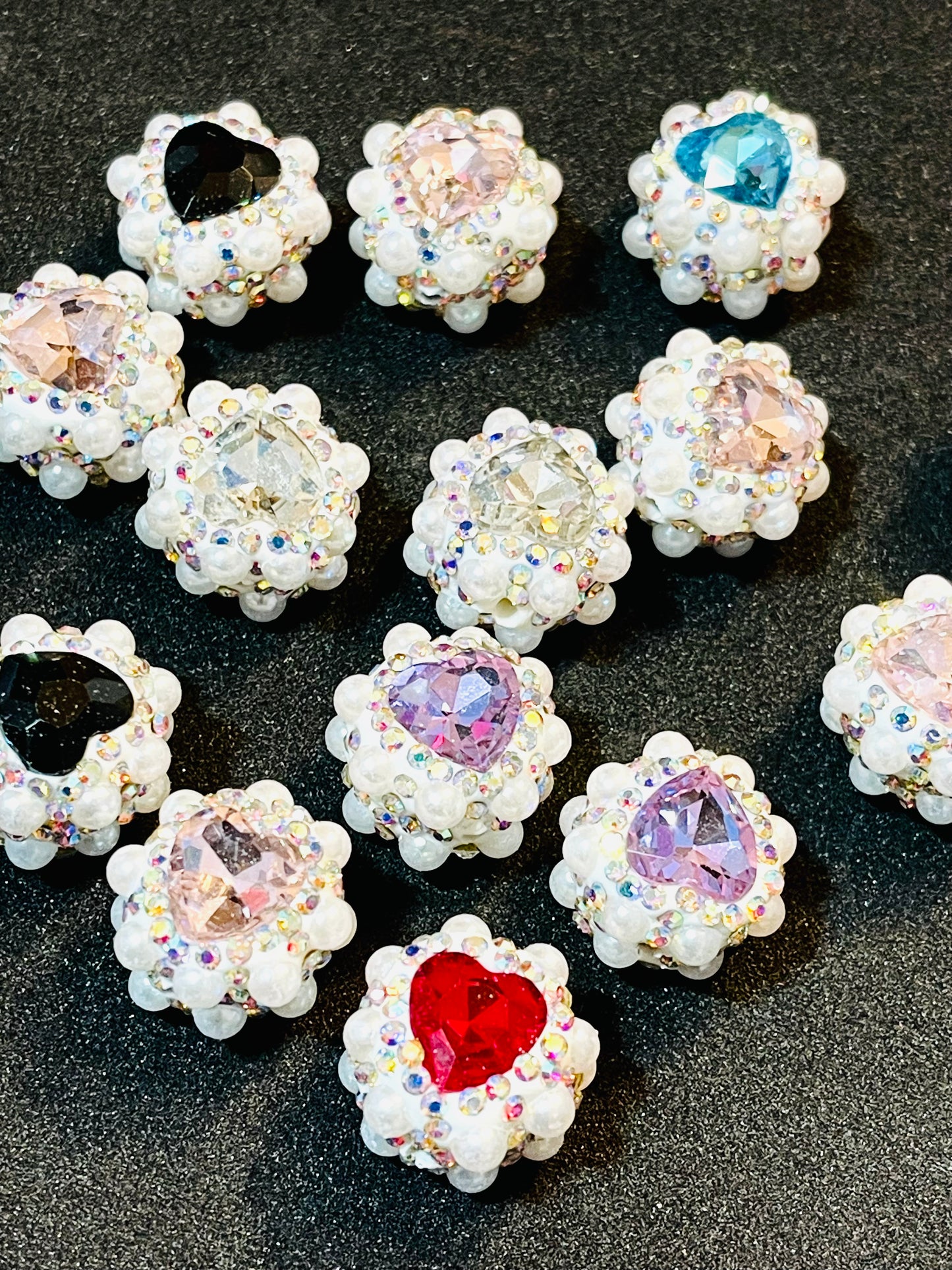 Heart of a Diamond Luxury Beads - Random Mix | Luxury beads | Rhinestone Beads | High Quality Beads