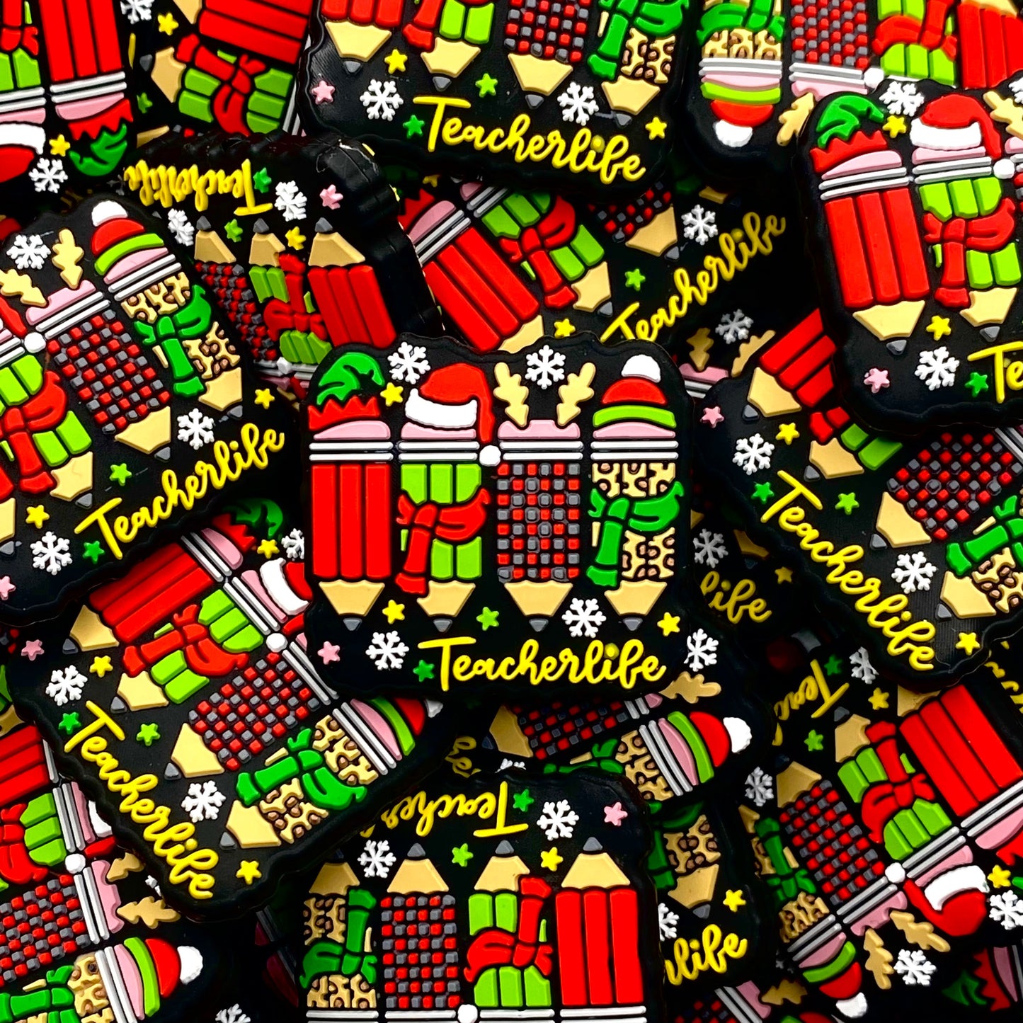 Is It Christmas Break Yet? Silicone Focal Beads
