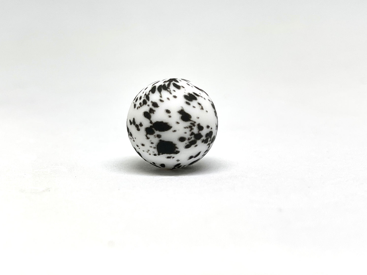 Heifer Please Printed Silicone Beads 15mm | Farmhouse Beads | Cow Printed Beads | Splatter Beads
