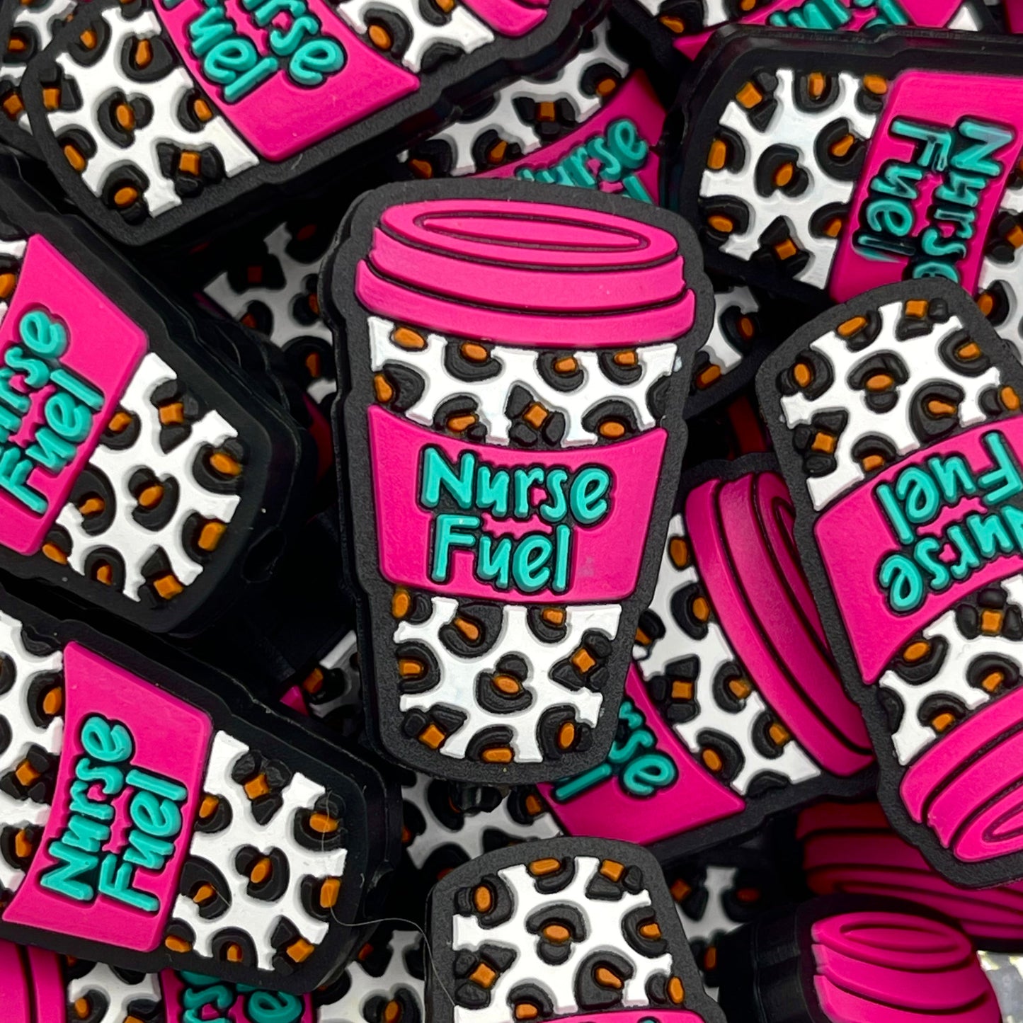 Nurse Fuel Silicone Focal Beads