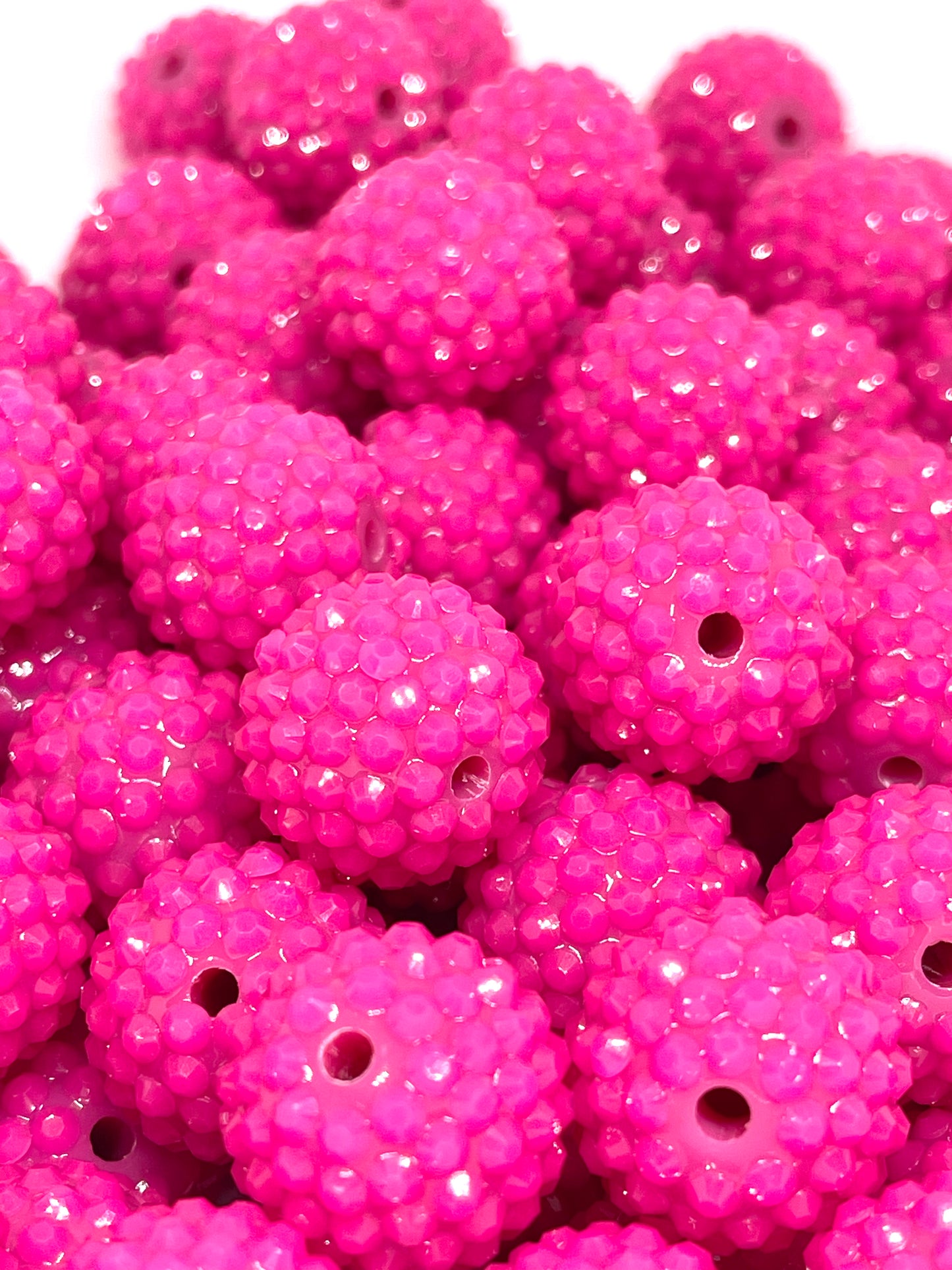 Pink Passion Rhinestone Beads