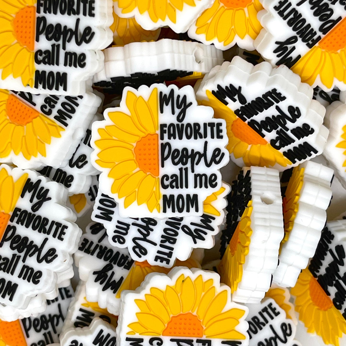 Sunflower Mom Focal Beads