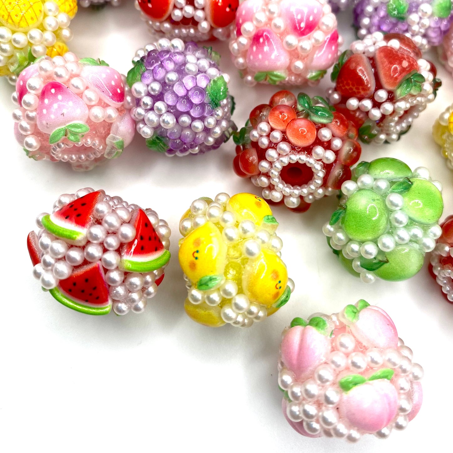 Fruit Vibes Fancy Polymer Clay Beads