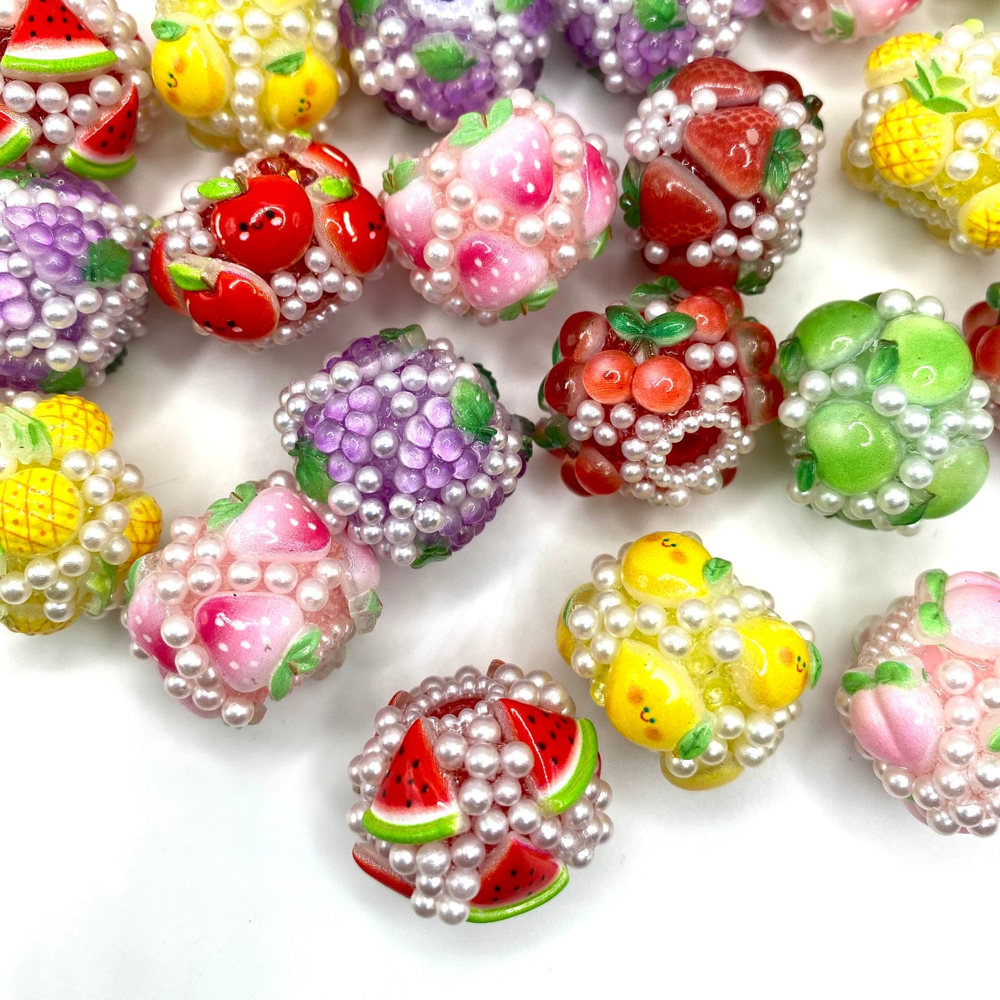 Fruit Vibes Fancy Polymer Clay Beads