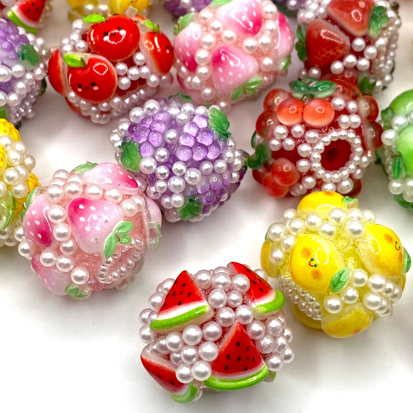 Fruit Vibes Fancy Polymer Clay Beads