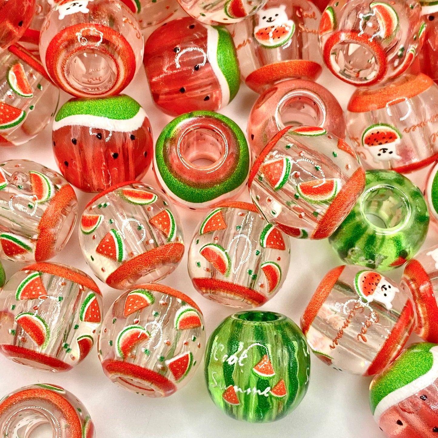 I Love Summer so Berry Much Acrylic Beads