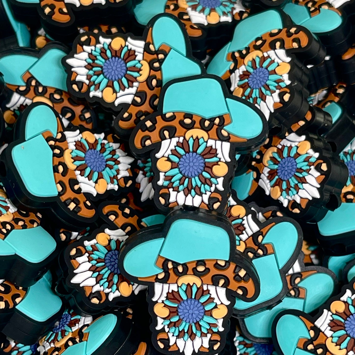 Western Gnome Silicone Focal Beads