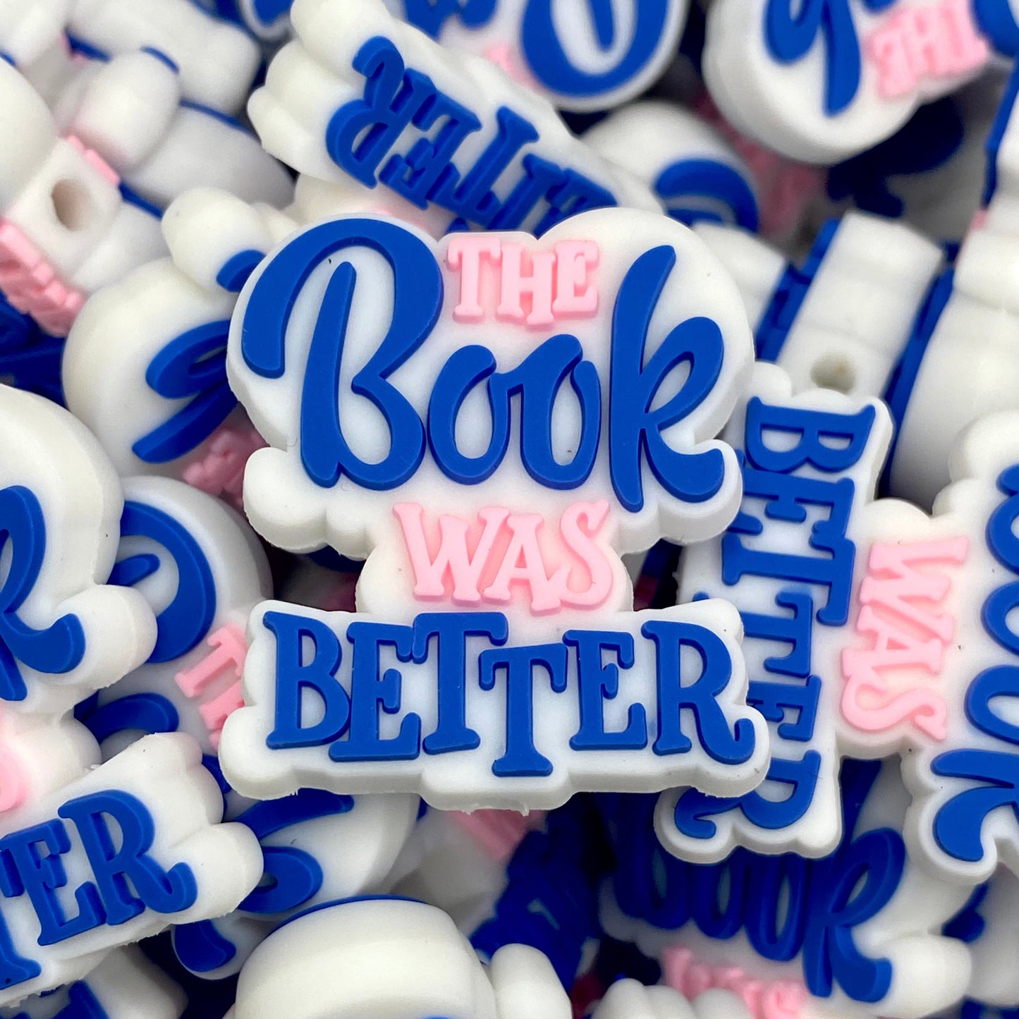 The Book Was Better PVC Focal Beads