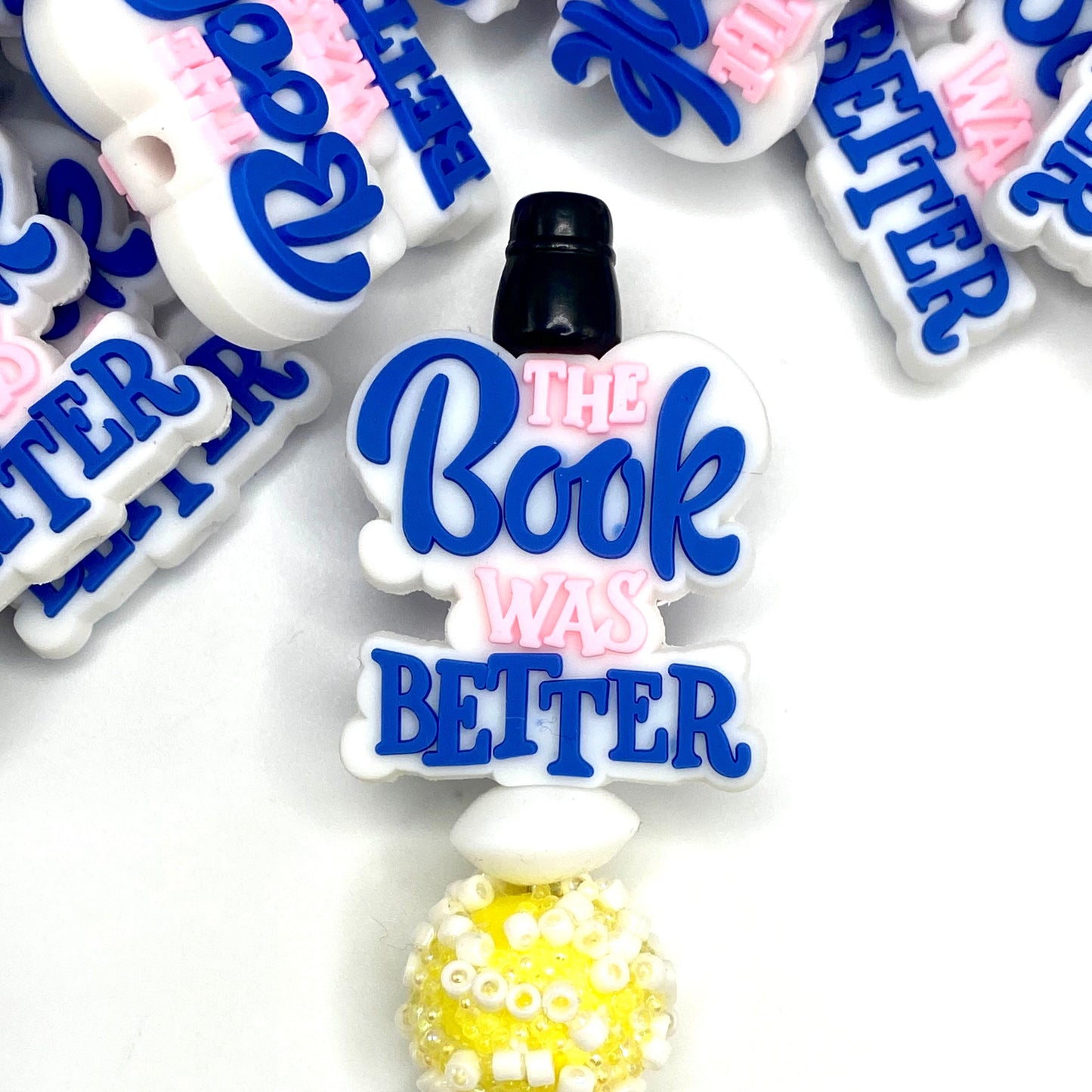 The Book Was Better PVC Focal Beads