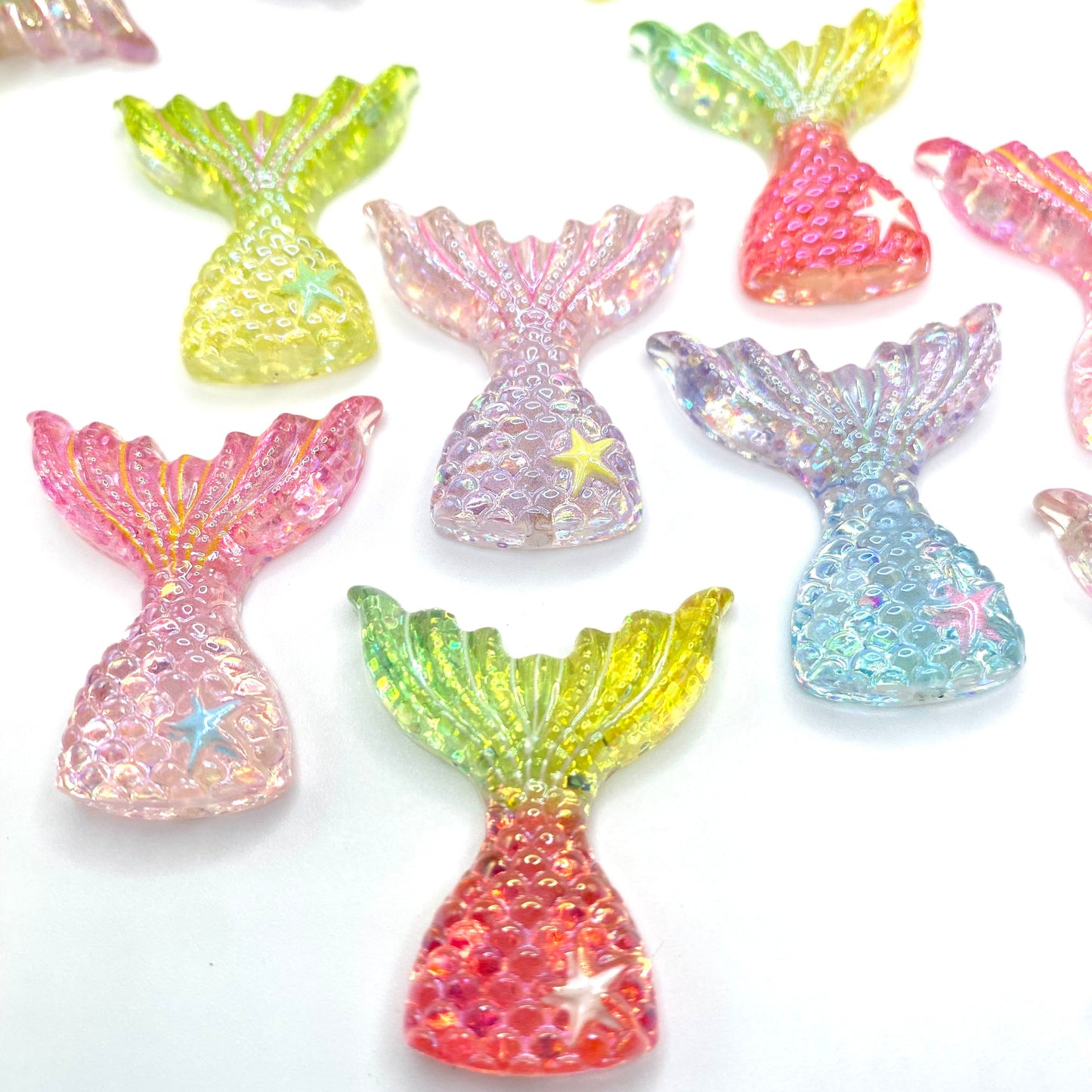Mermaid At Heart Acrylic Beads