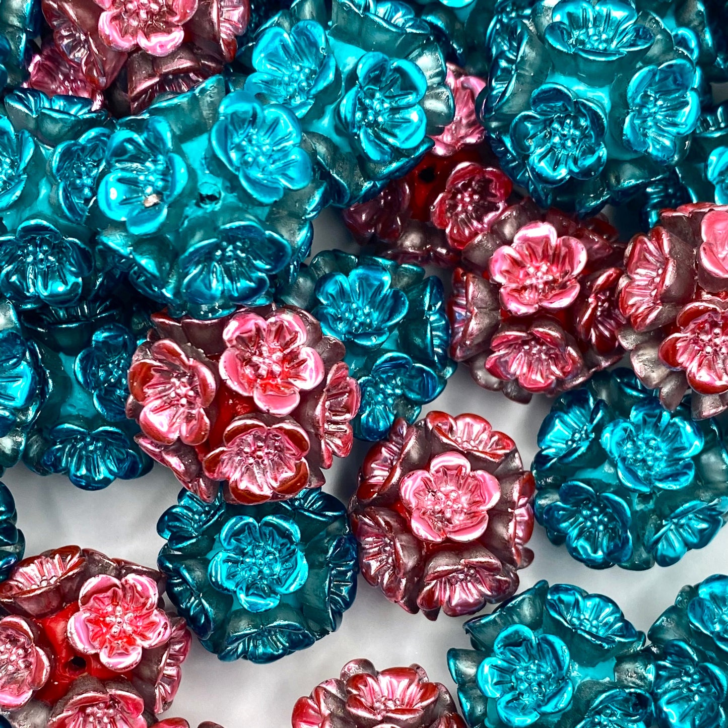 Flowers Don't Tell, They Show Fancy Beads