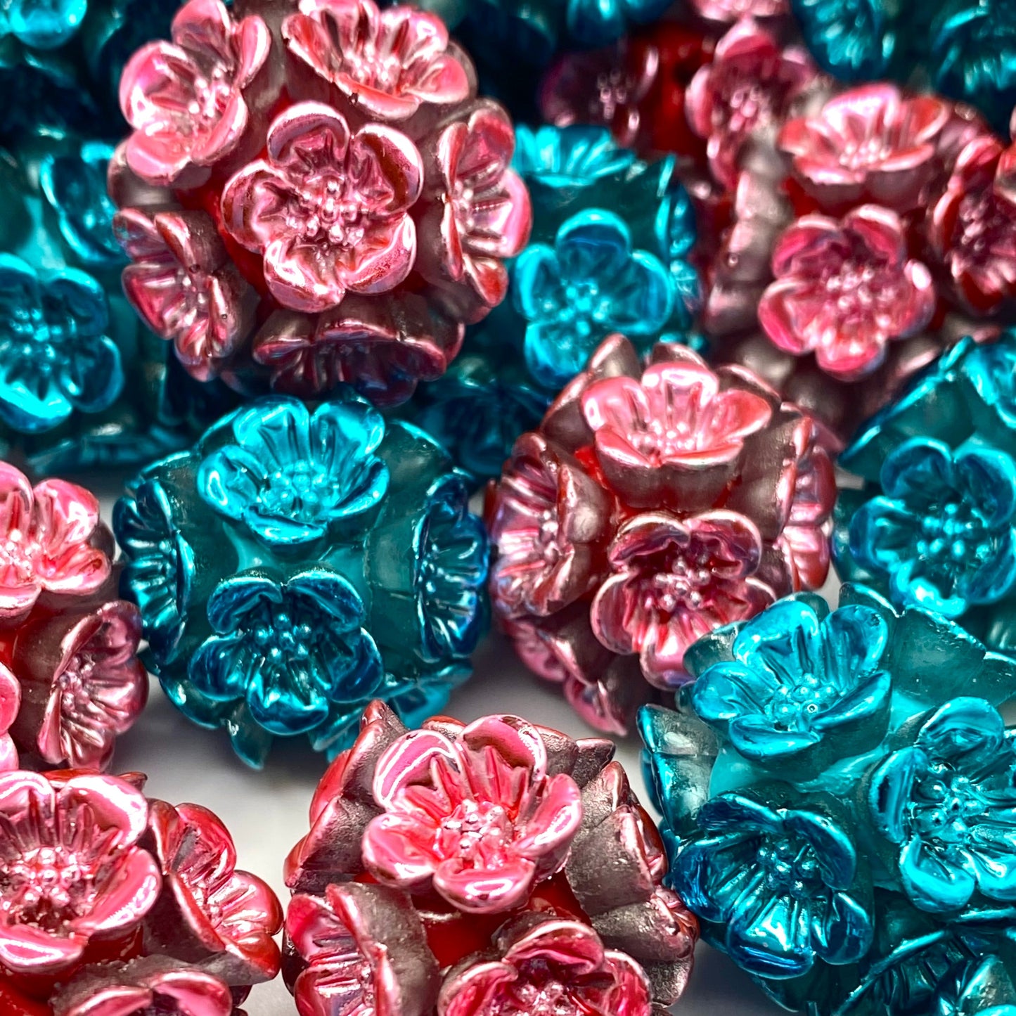 Flowers Don't Tell, They Show Fancy Beads