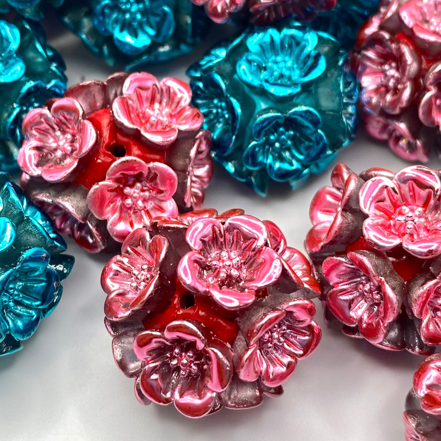 Flowers Don't Tell, They Show Fancy Beads