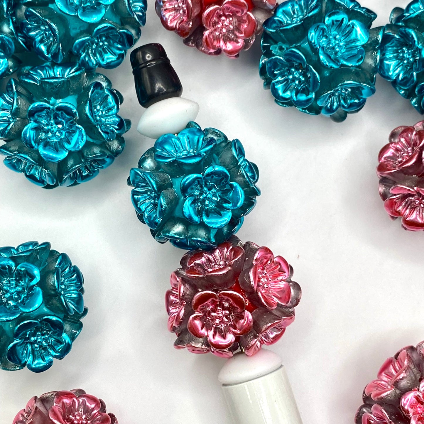 Flowers Don't Tell, They Show Fancy Beads