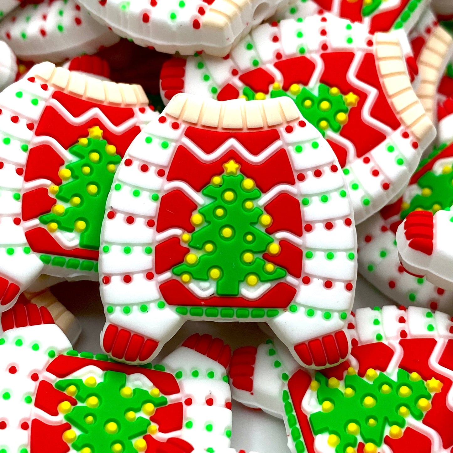 This is my Ugly Sweater Silicone Focal Beads
