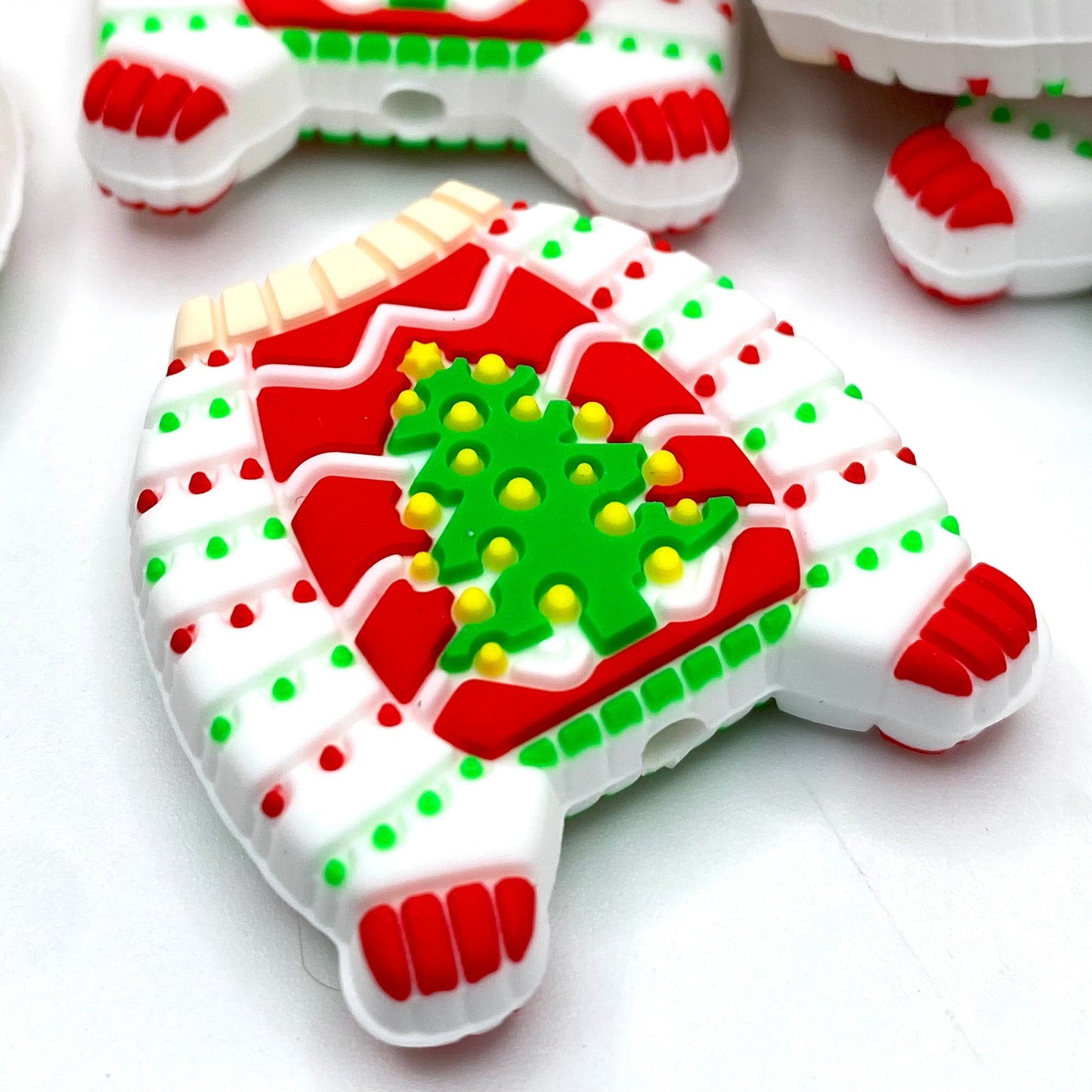 This is my Ugly Sweater Silicone Focal Beads
