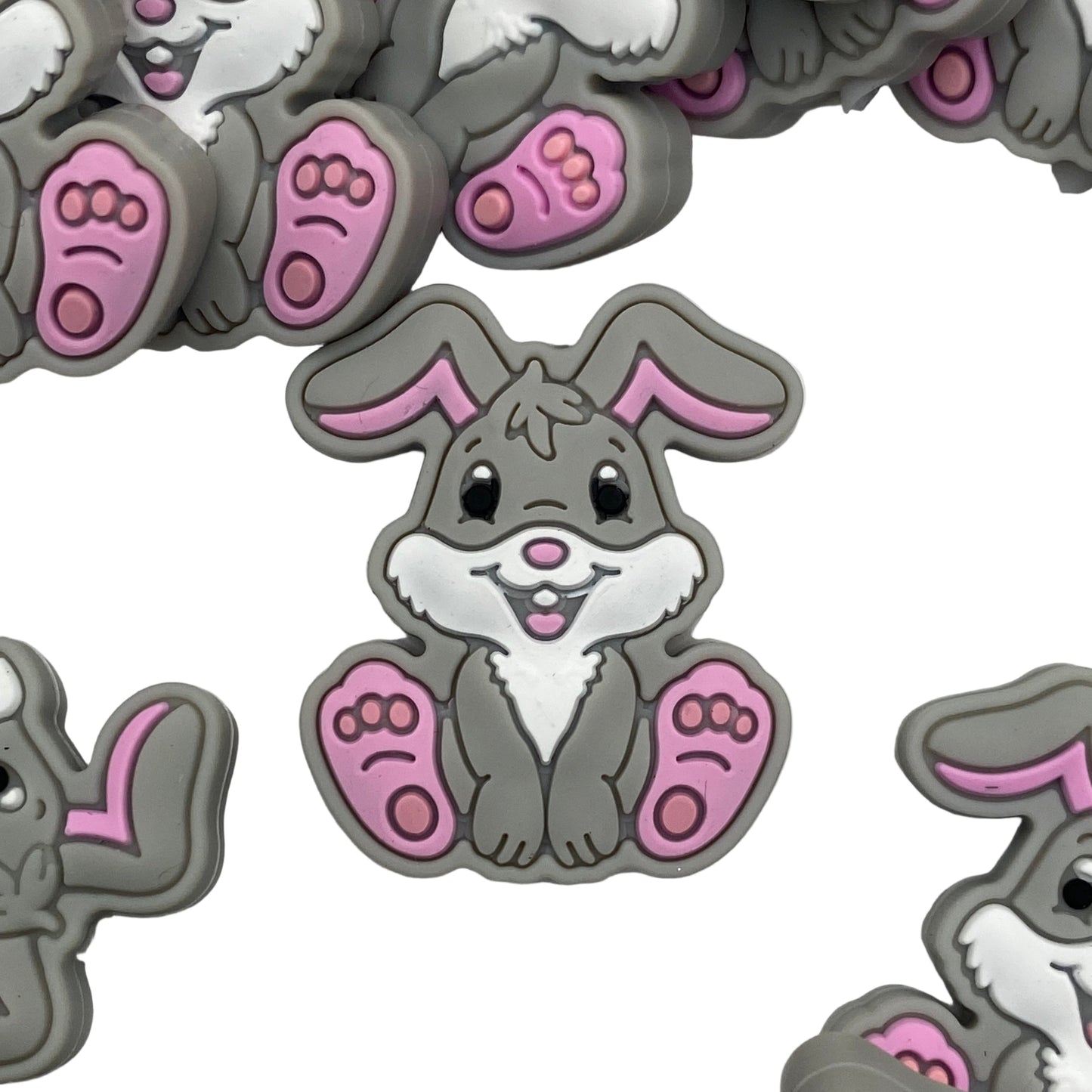 Hops The Bunny Silicone Focal Beads