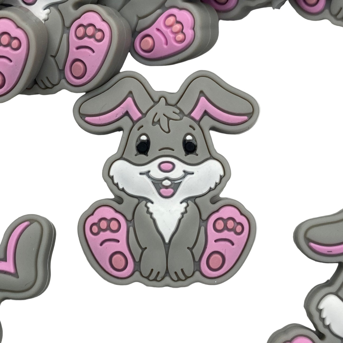 Hops The Bunny Silicone Focal Beads