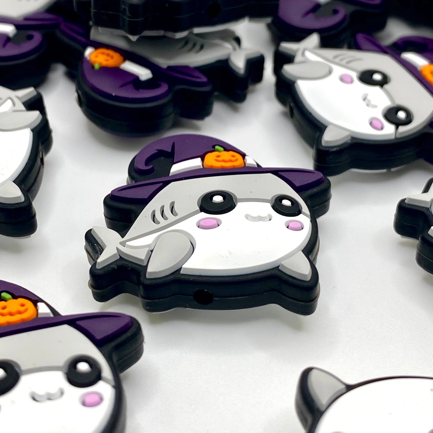 Witch Shark Silicone Focal Beads