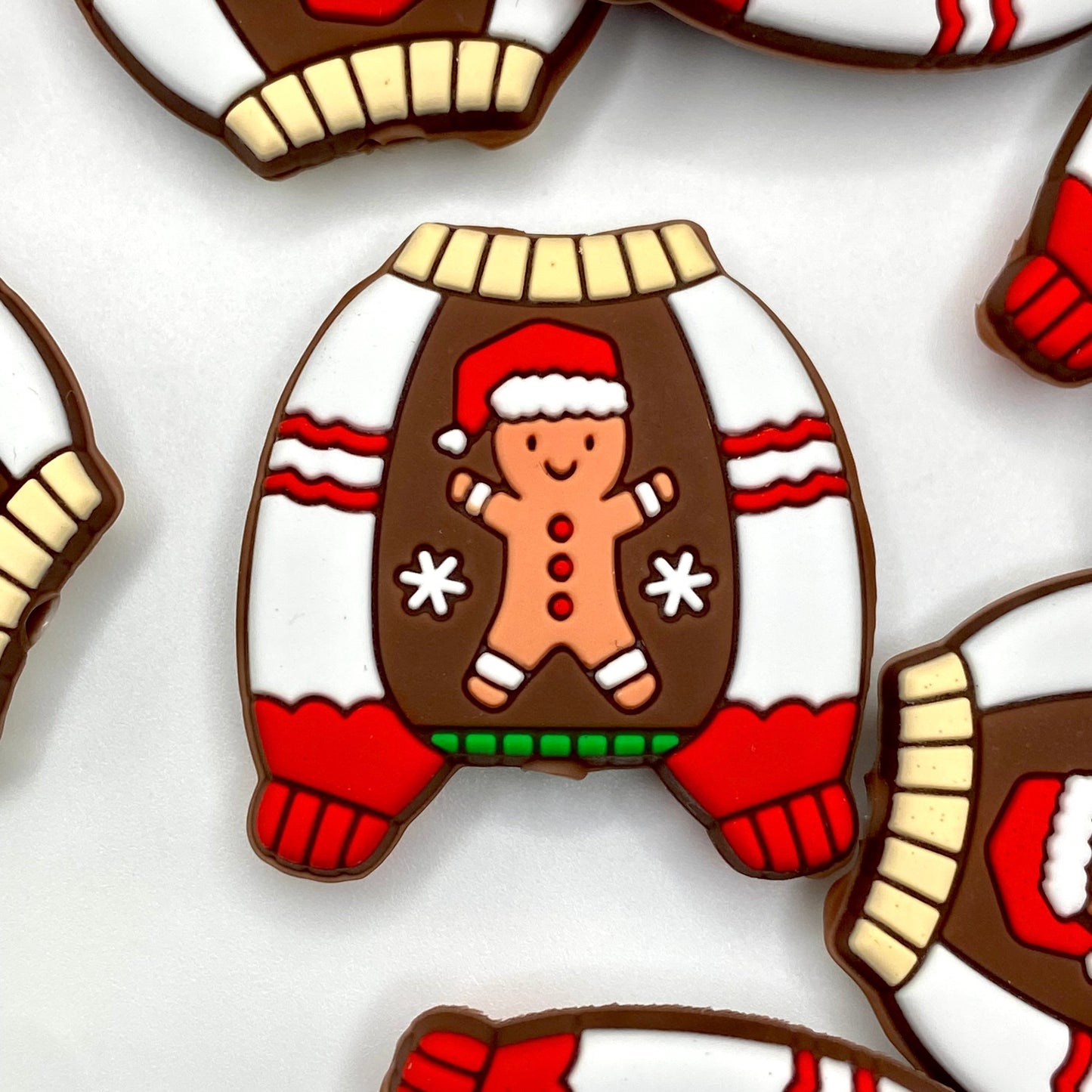 This is my Ugly Sweater 2.0 Silicone Focal Beads