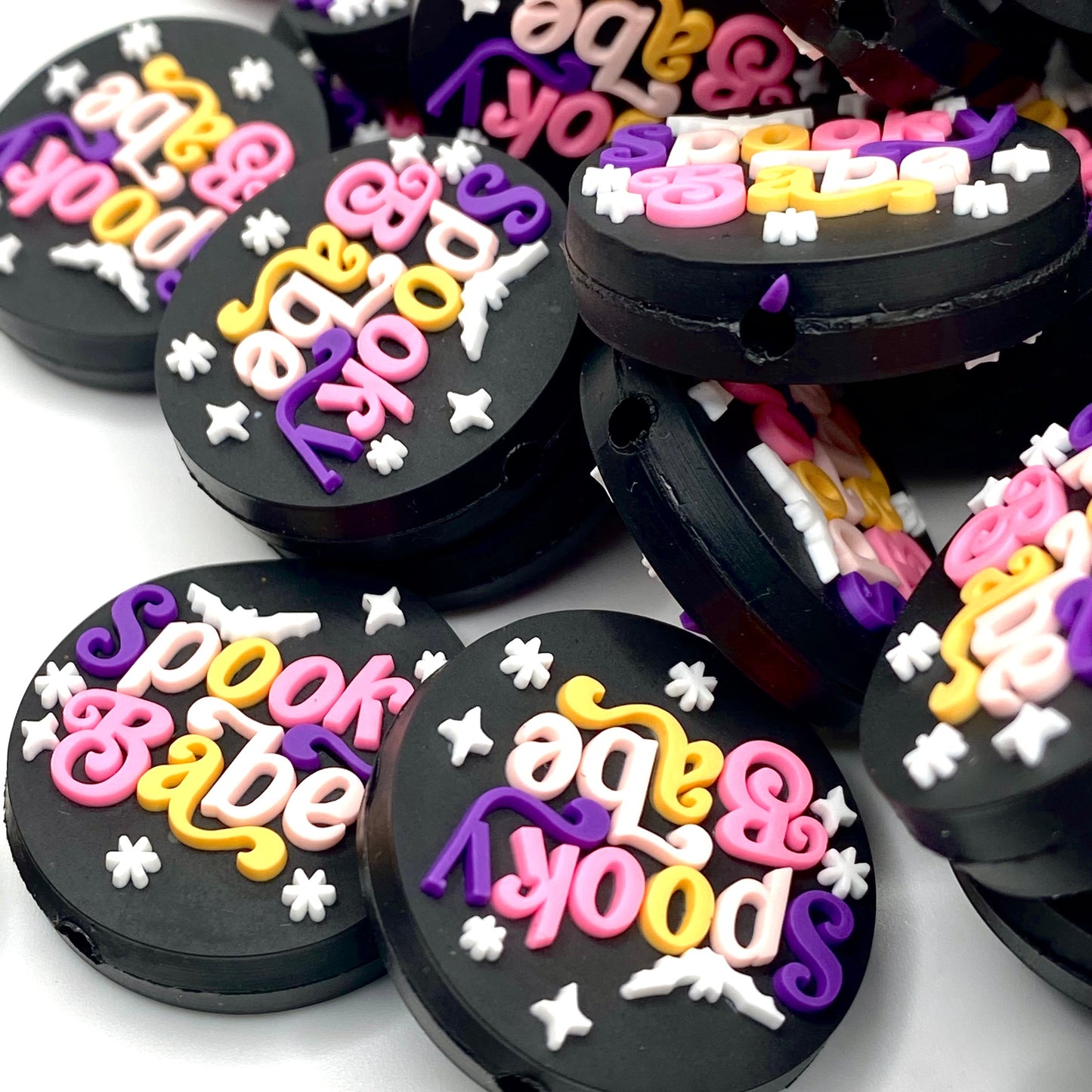 Spooky Babe PVC Focal Beads