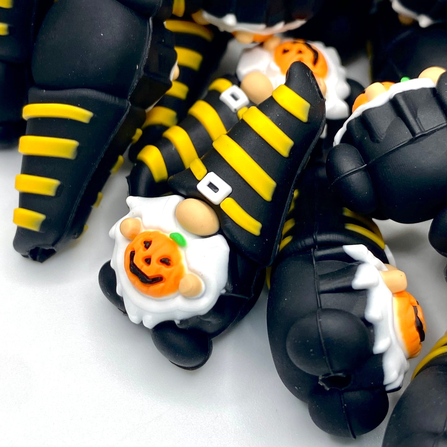 Oh My Gourd Gnomies 3D Silicone Focal Beads