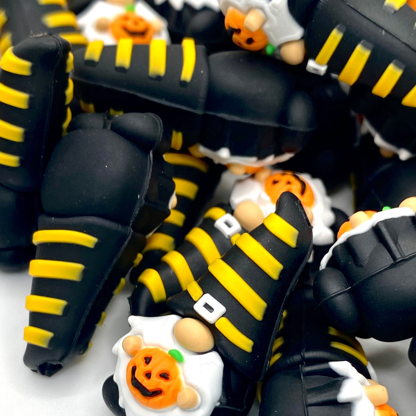 Oh My Gourd Gnomies 3D Silicone Focal Beads