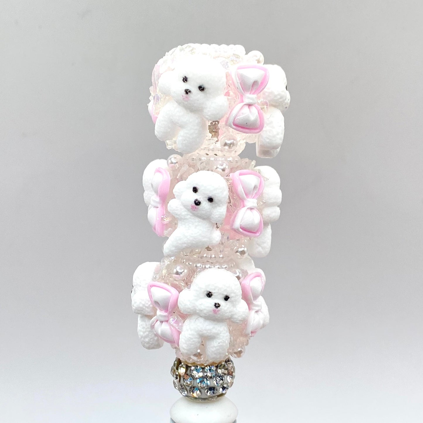 Life Is Better with Poodles Fancy Beads