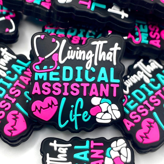 Living That Medical Assistant Life Silicone Focal Beads