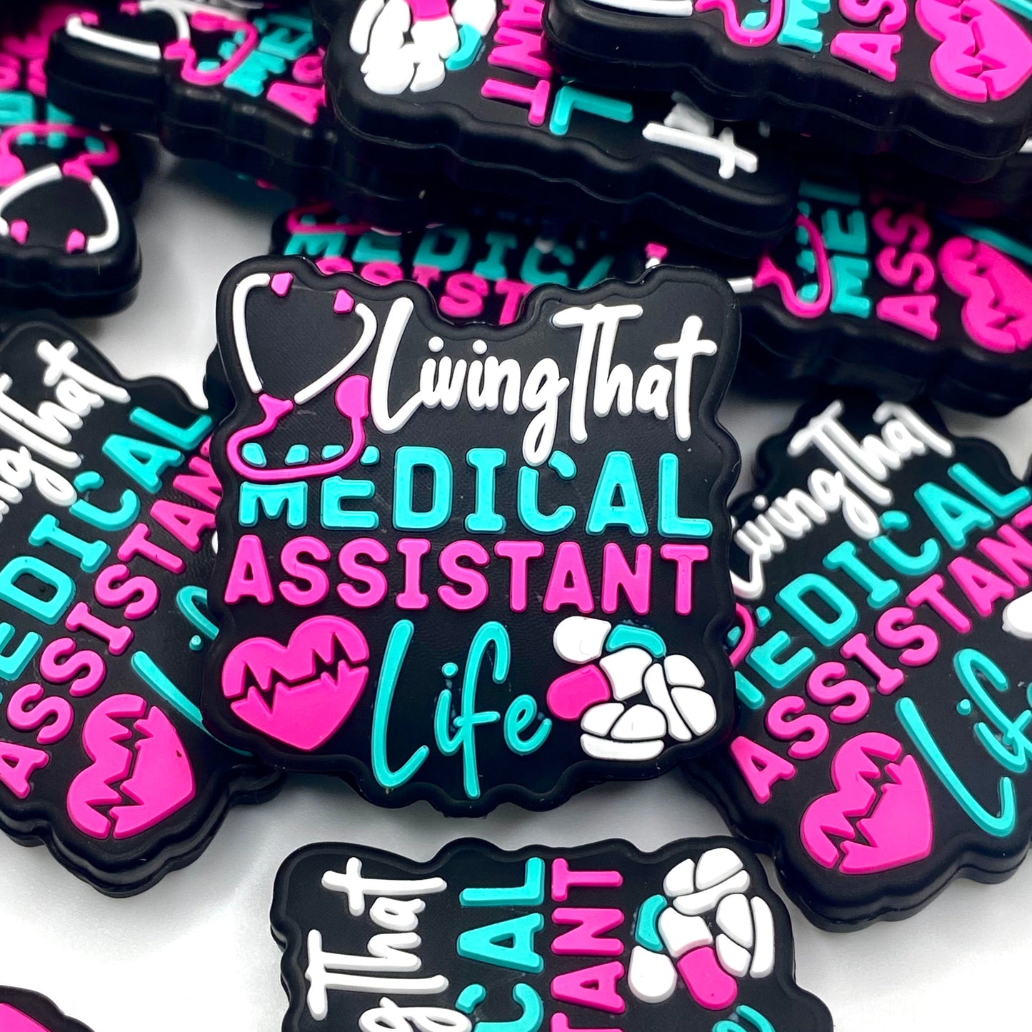 Living That Medical Assistant Life Silicone Focal Beads