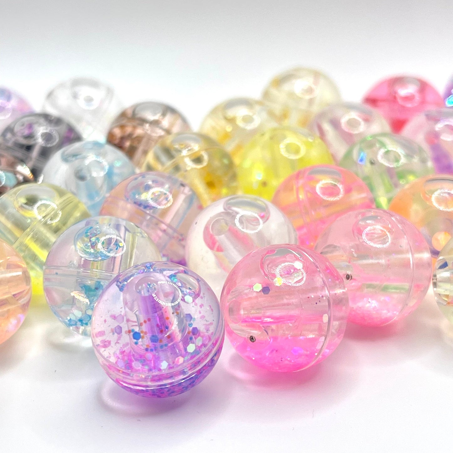 Glitter Snow Globe Luxury Beads (Water Beads)