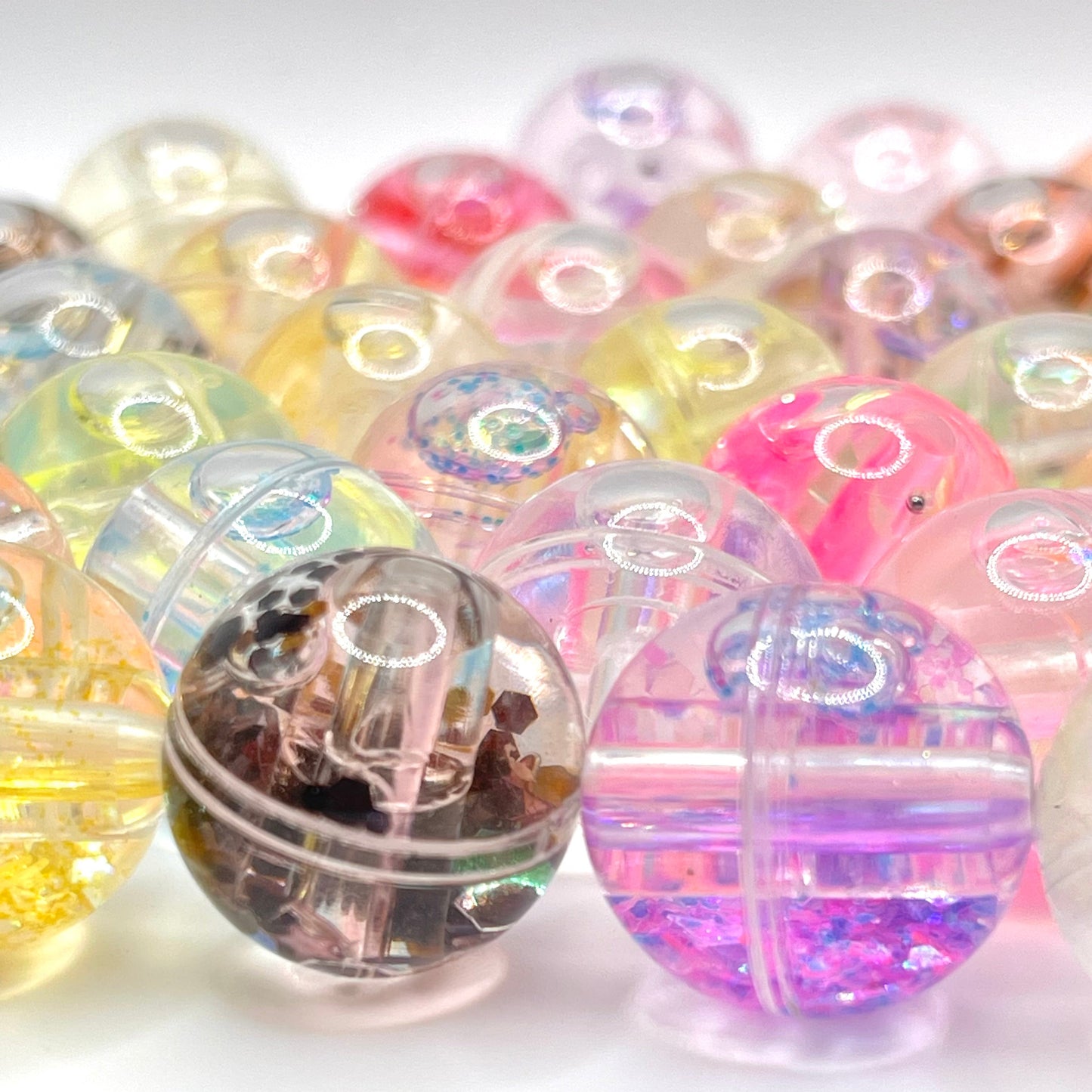 Glitter Snow Globe Luxury Beads (Water Beads)
