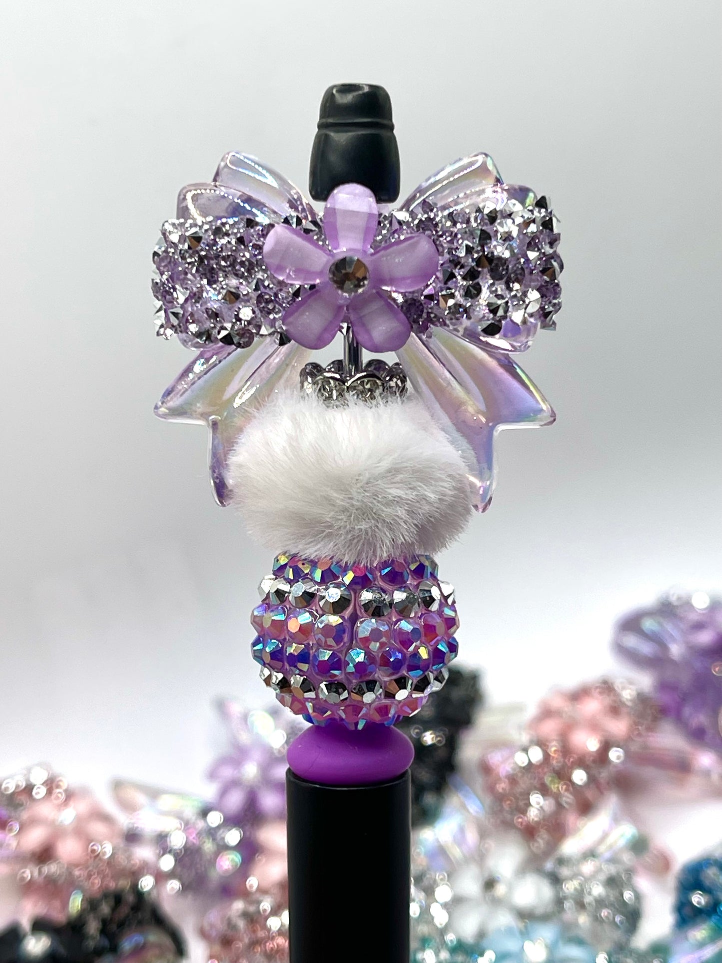 Bows & Blings Rhinestone Luxury Beads - 2pc