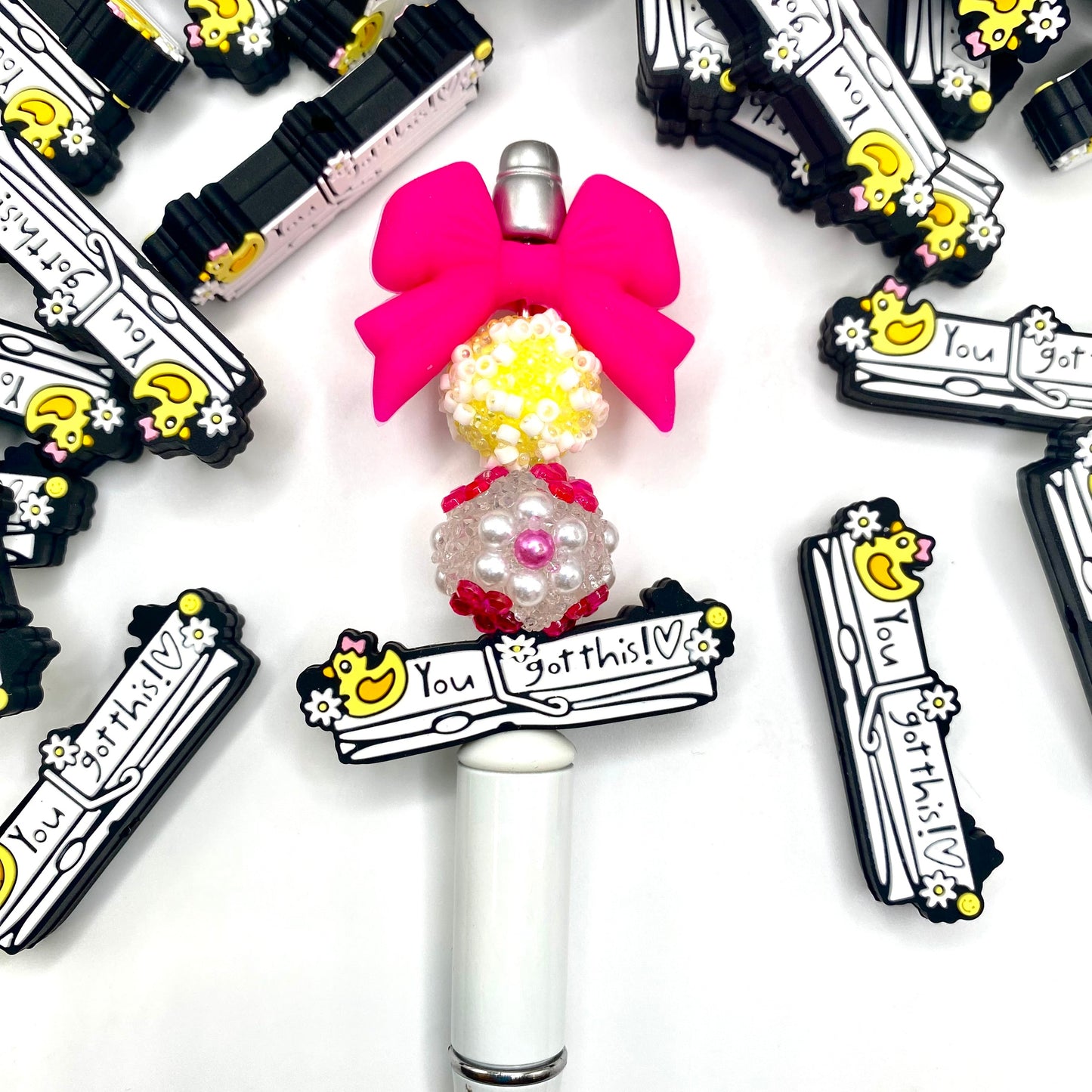You Got This! Silicone Focal Beads - EXCLUSIVE