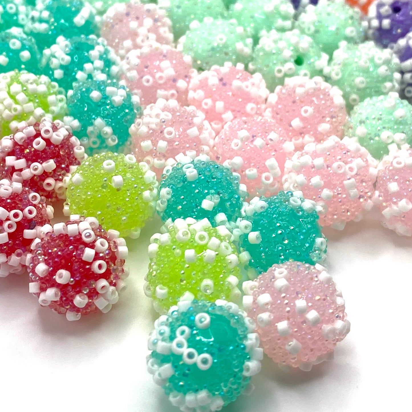 Give Me Some Sugar, Baby! Fancy Beads - 5pcs