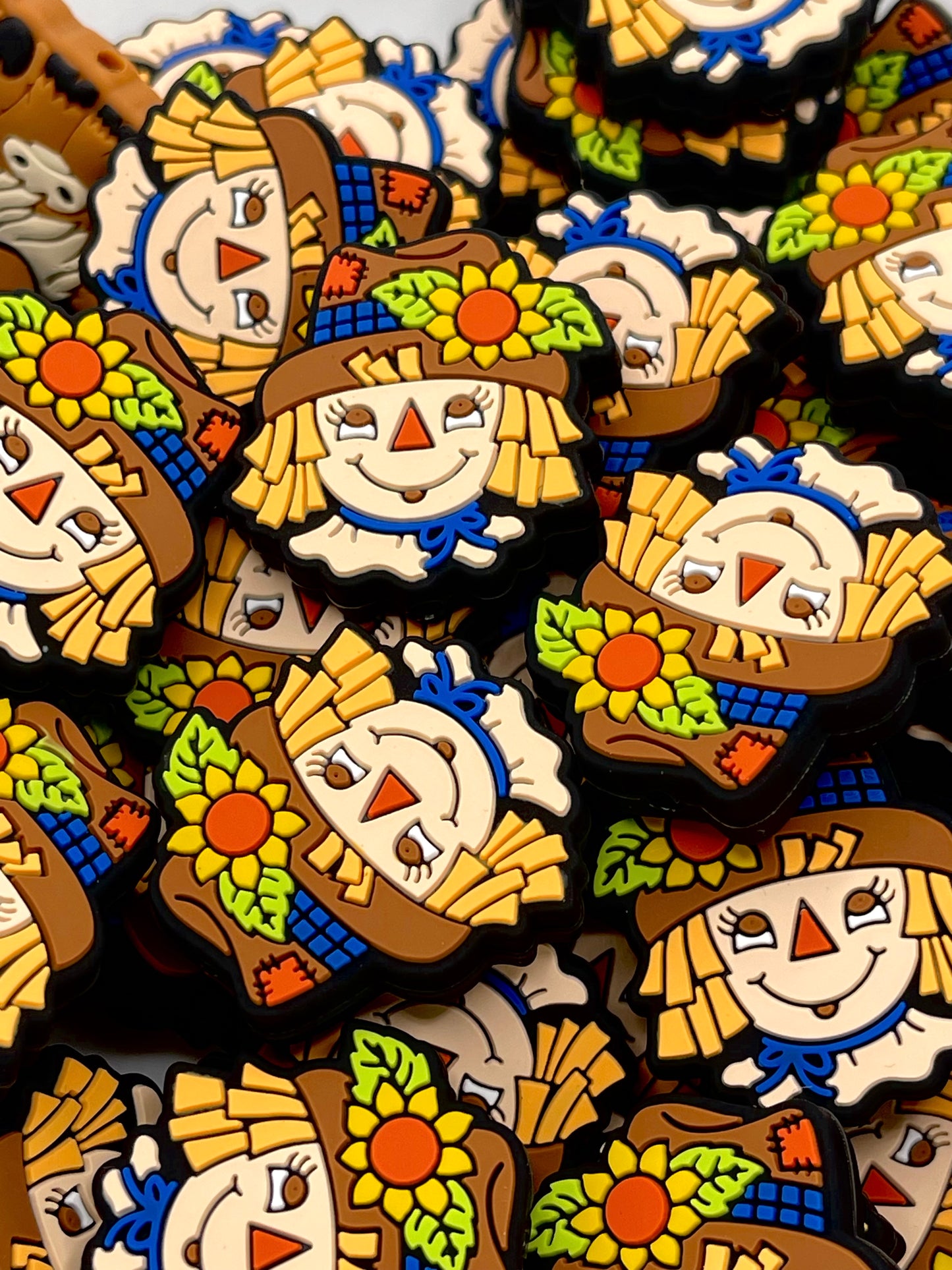 Silly Little Scarecrow Silicone Focal Beads