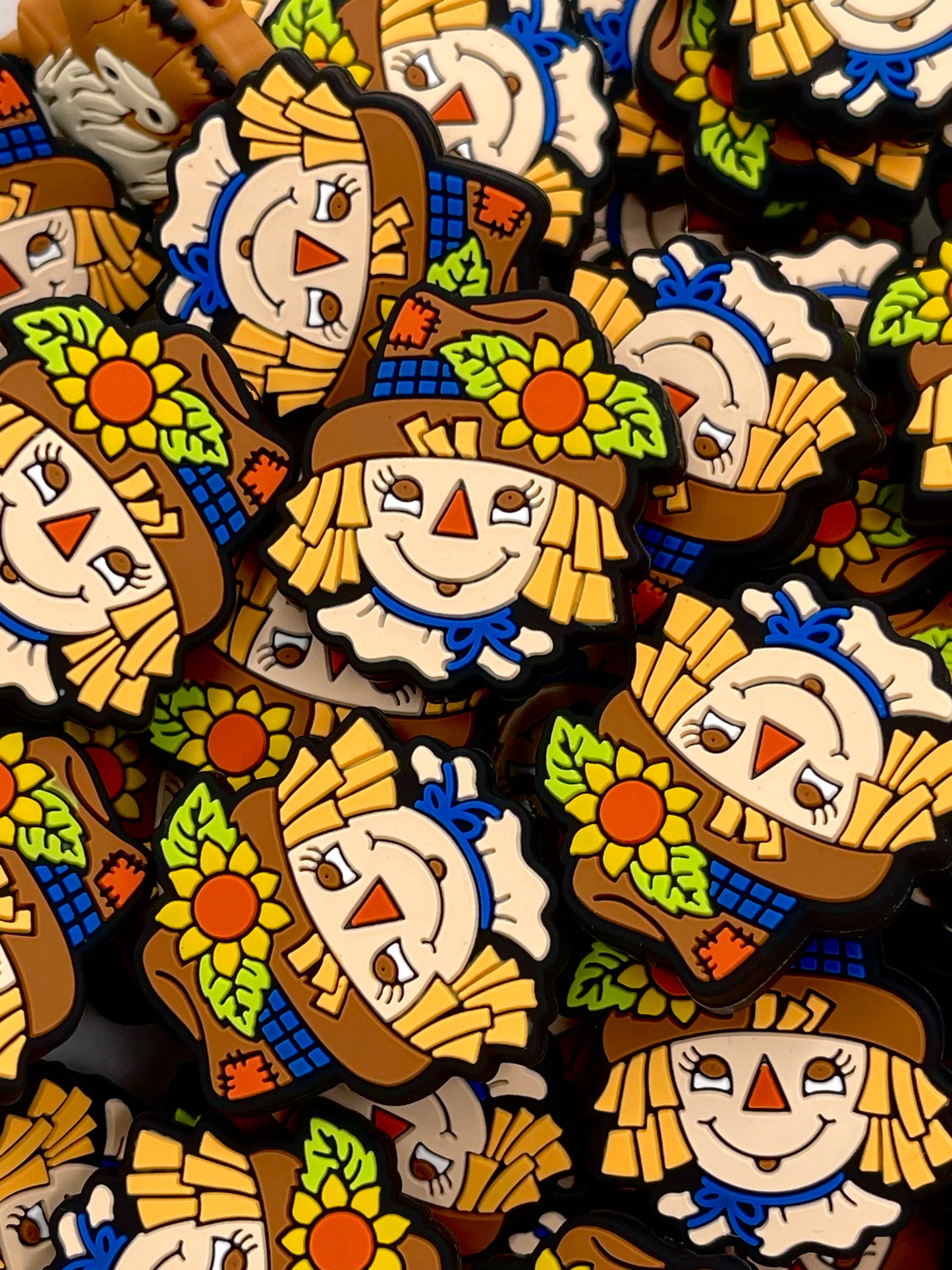 Silly Little Scarecrow Silicone Focal Beads