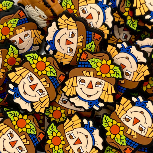 Silly Little Scarecrow Silicone Focal Beads
