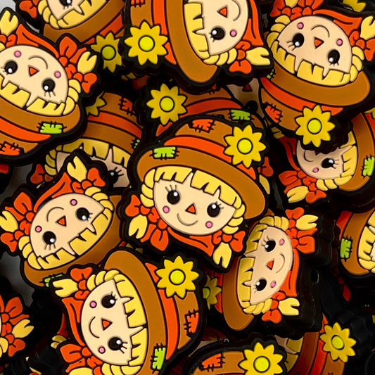 Hey Ya'll Scarecrow Silicone Focal Beads