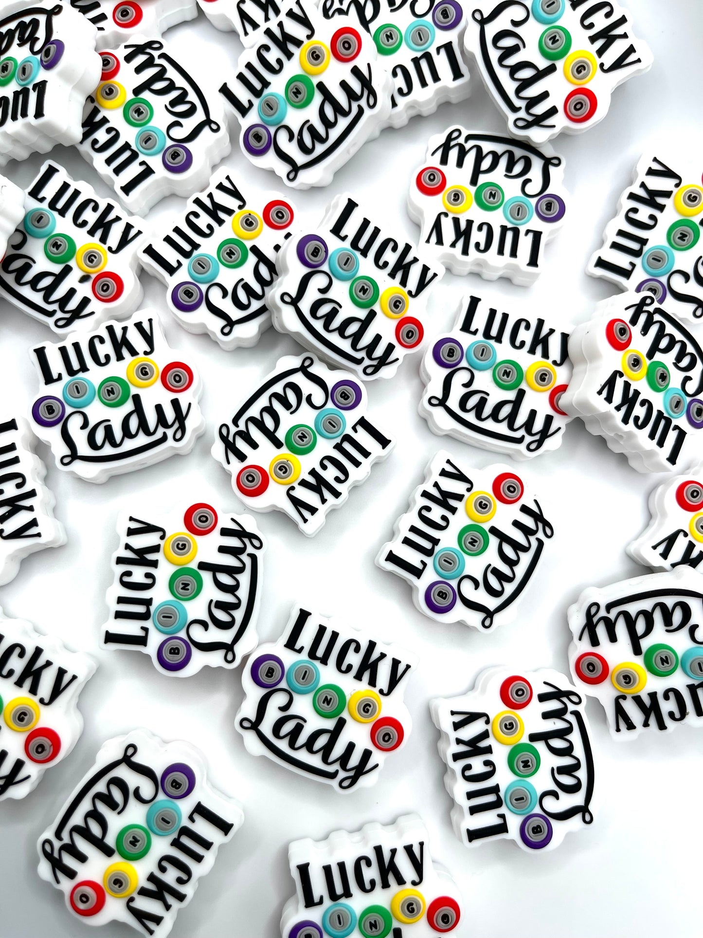 Lucky Lady Silicone Focal Beads