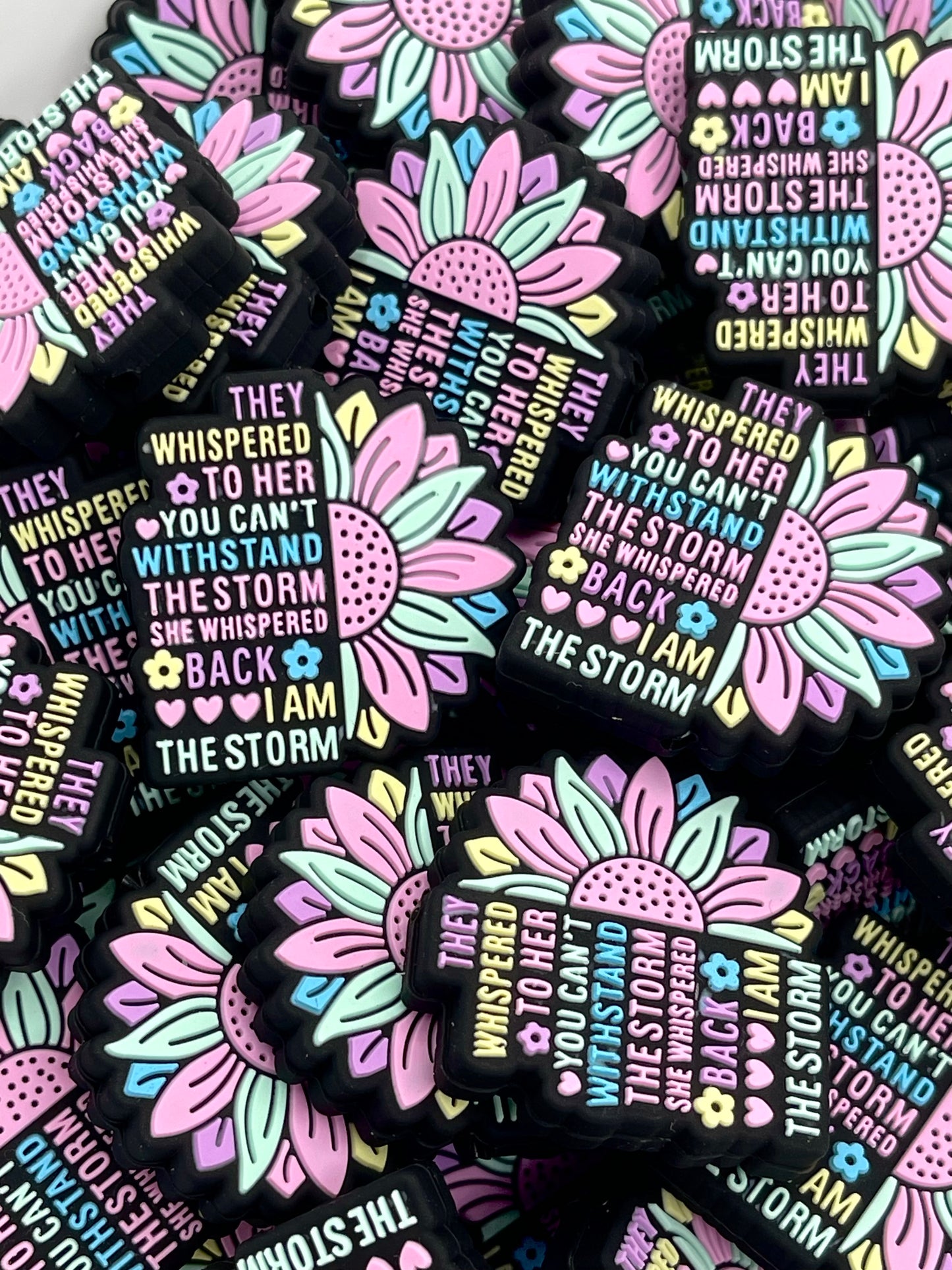 I Am The Storm Silicone Focal Beads