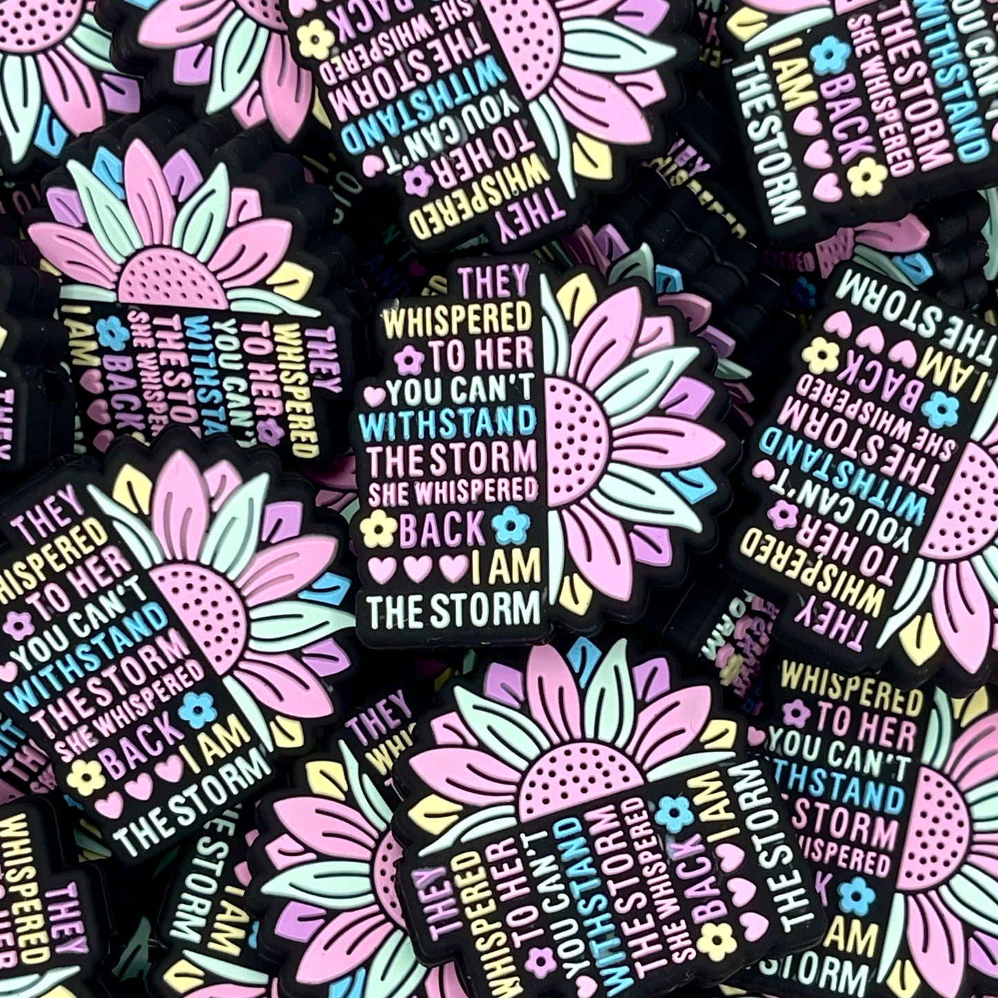 I Am The Storm Silicone Focal Beads