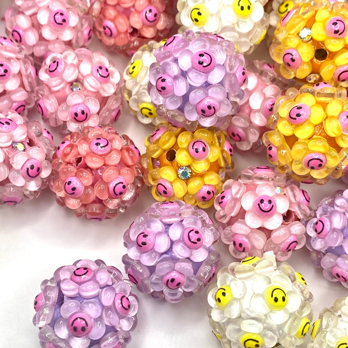 Bloom With a Smile Fancy Flower Beads