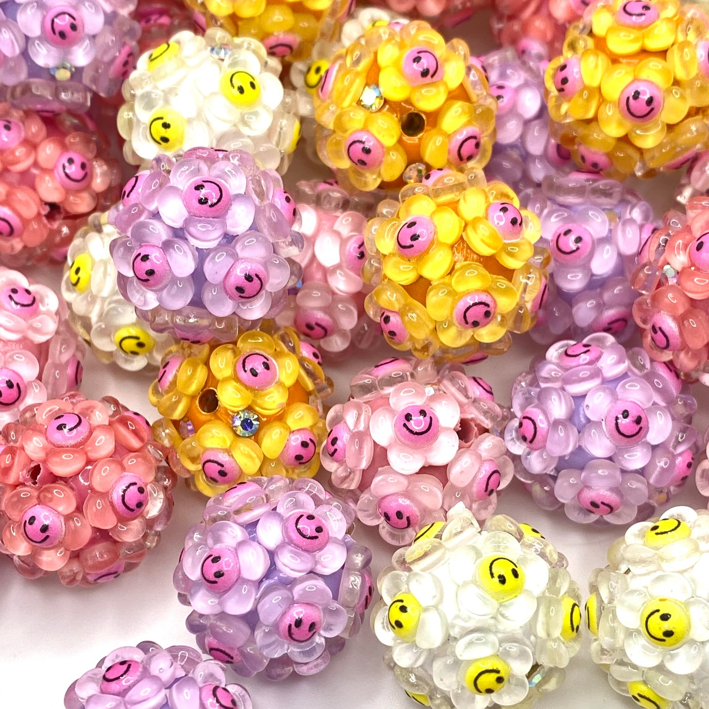 Bloom With a Smile Fancy Flower Beads