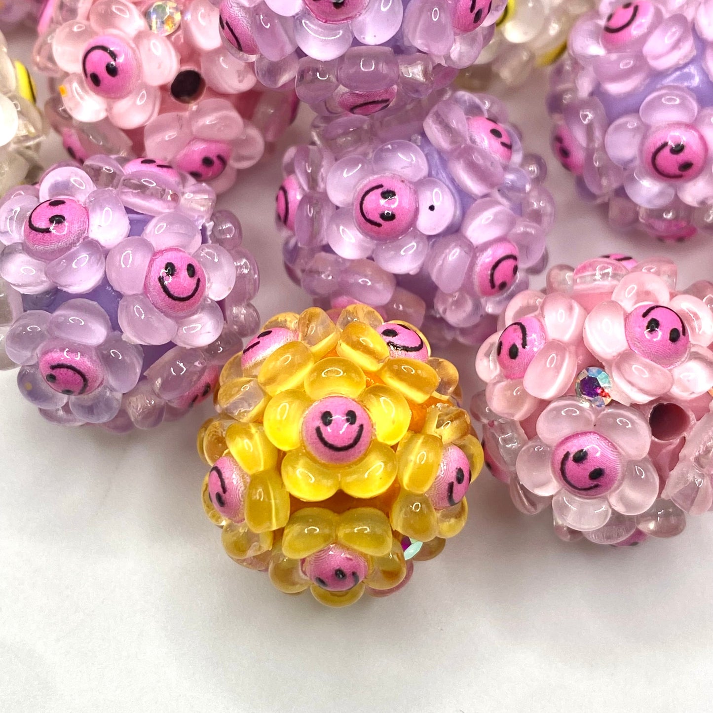 Bloom With a Smile Fancy Flower Beads