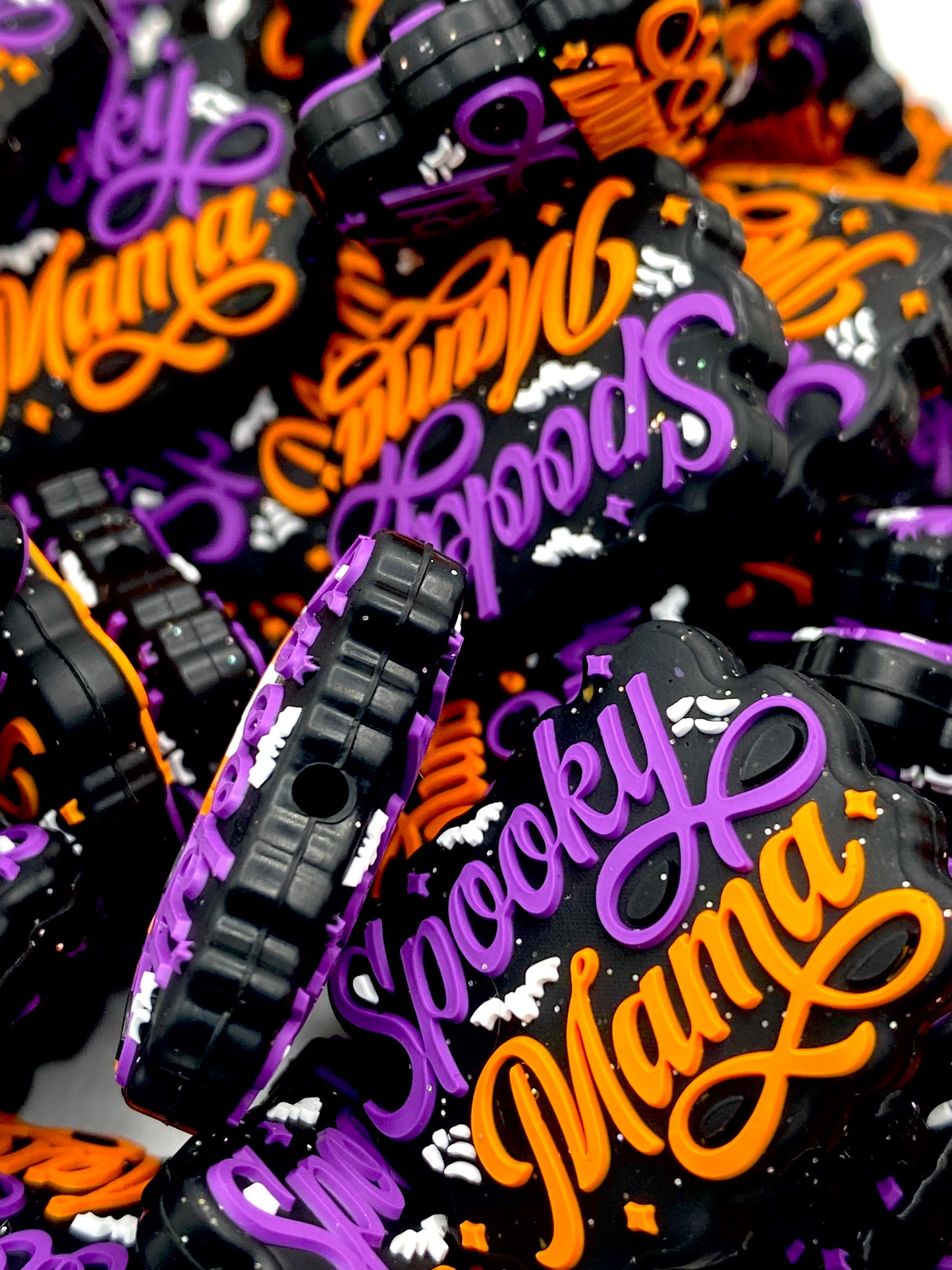 Spooky Mama Silicone Focal Beads