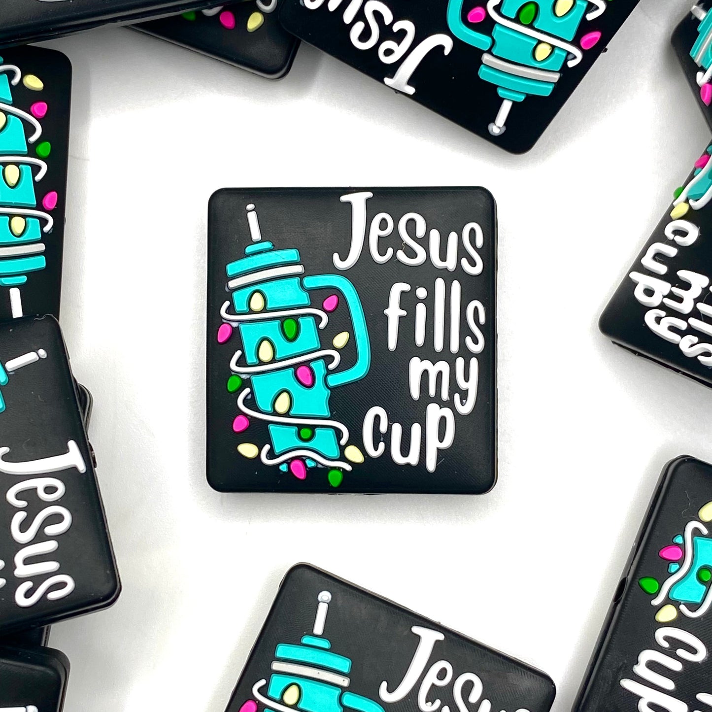 Jesus Fills My Cup 4.0 Silicone Focal Beads