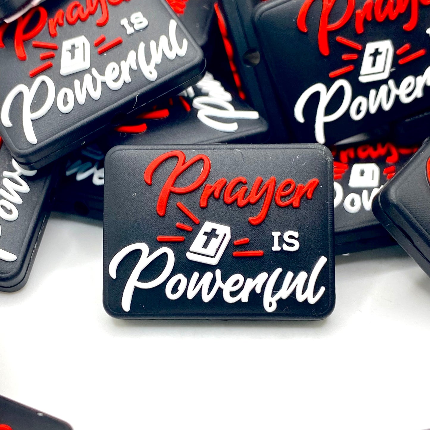 Prayer is Powerful Silicone Focal Beads