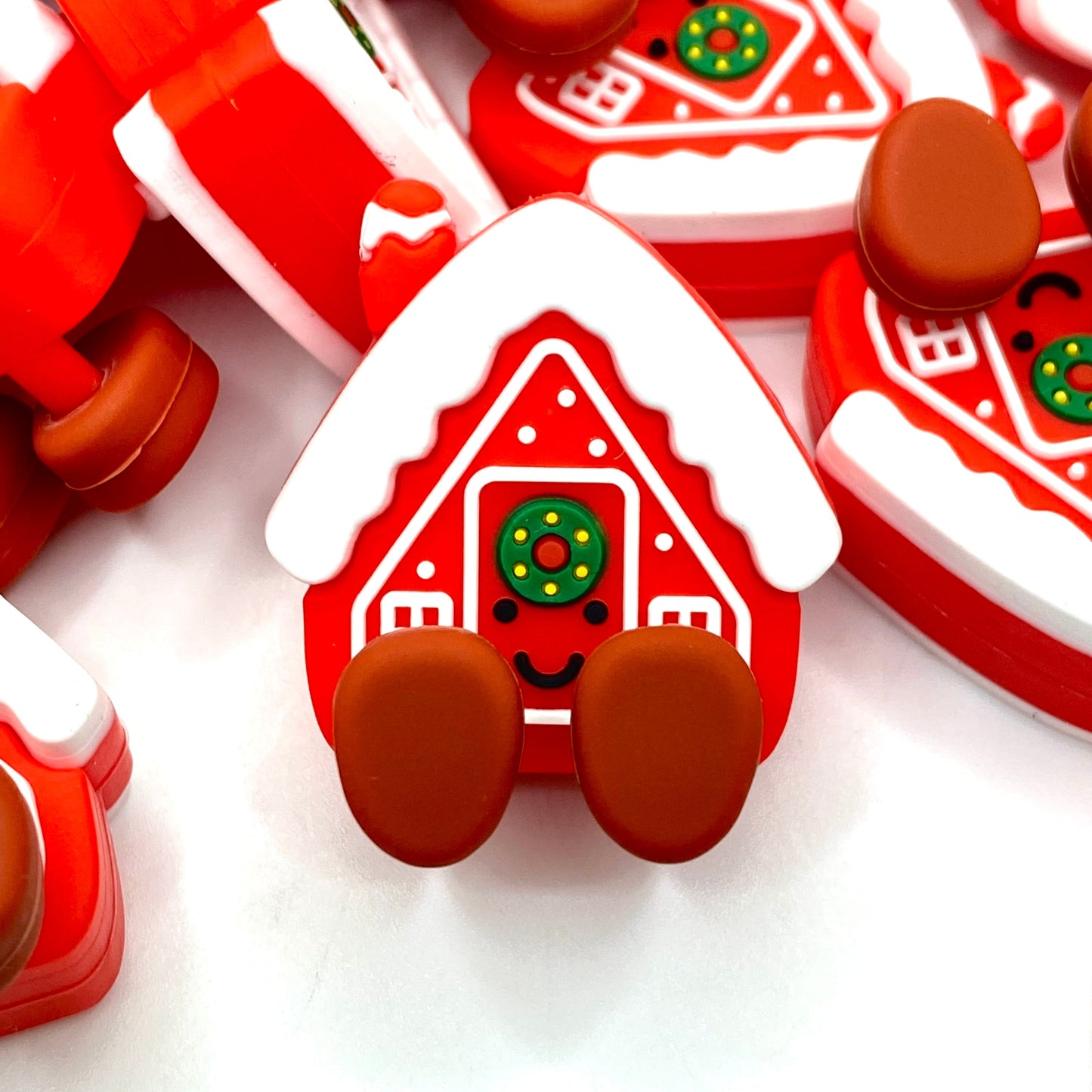 Home For The Holidays 3D Silicone Focal Beads